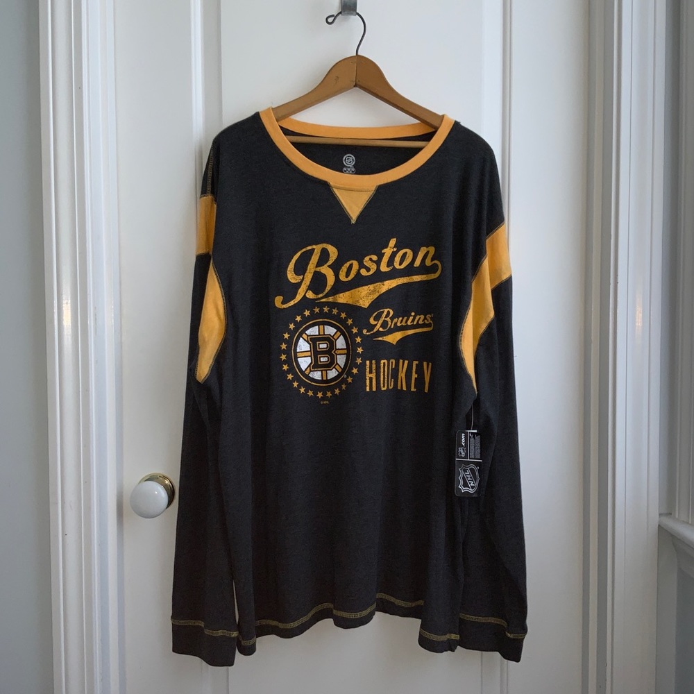 NHL Boston Bruins Plus Size Top NWT